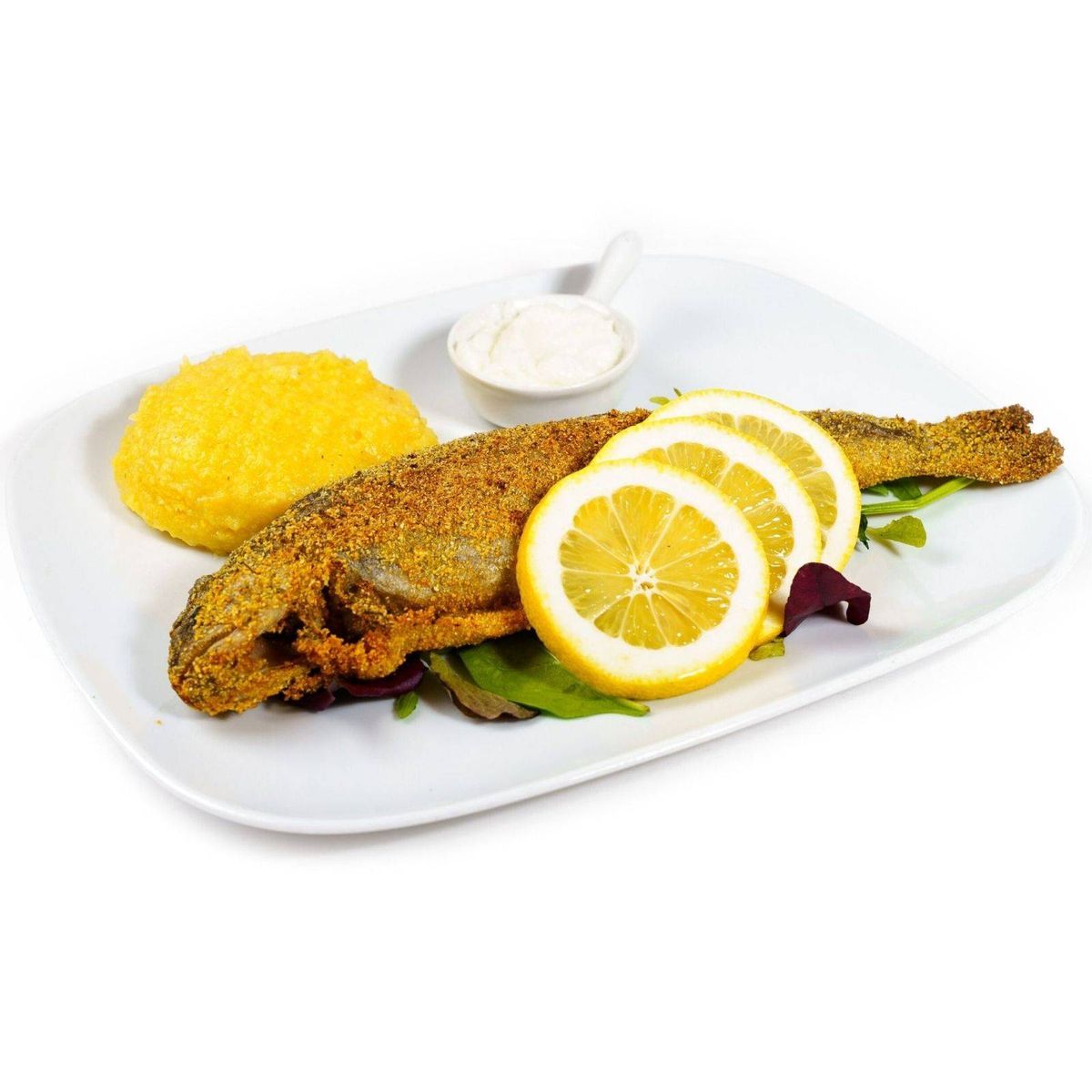 Păstrăv Prăjit în Crustă de Mălai ~557-750g